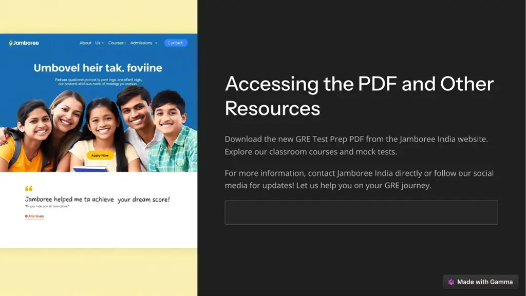 accessing the pdf and other resources