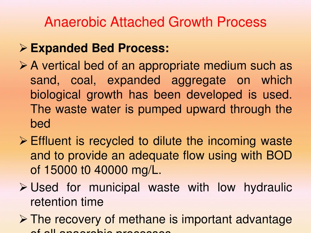 anaerobic attached growth process 1