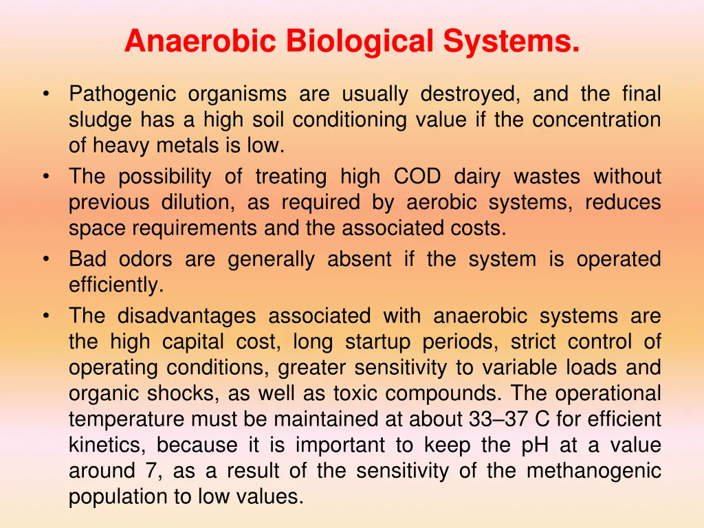 anaerobic biological systems 1