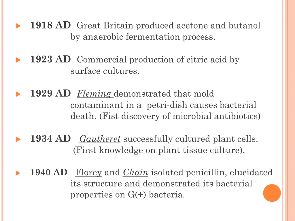 1918 ad great britain produced acetone