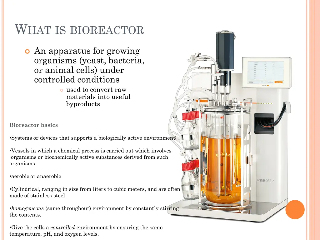 w hat is bioreactor