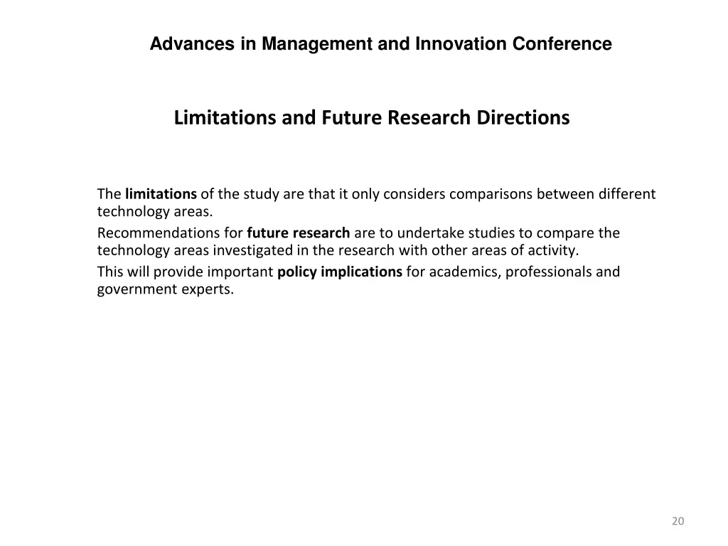 advances in management and innovation conference 19