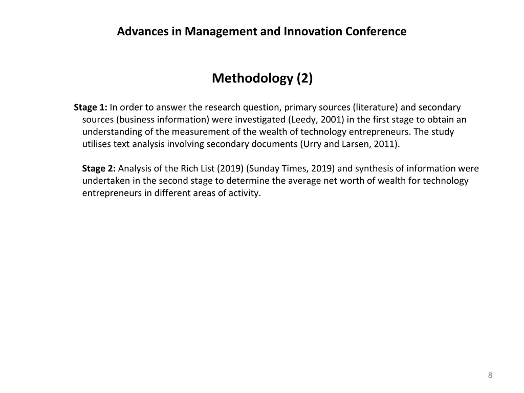 advances in management and innovation conference 7