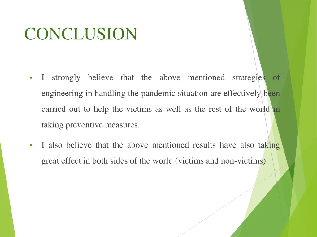 conclusion