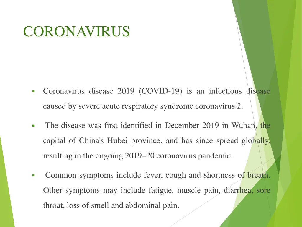 coronavirus