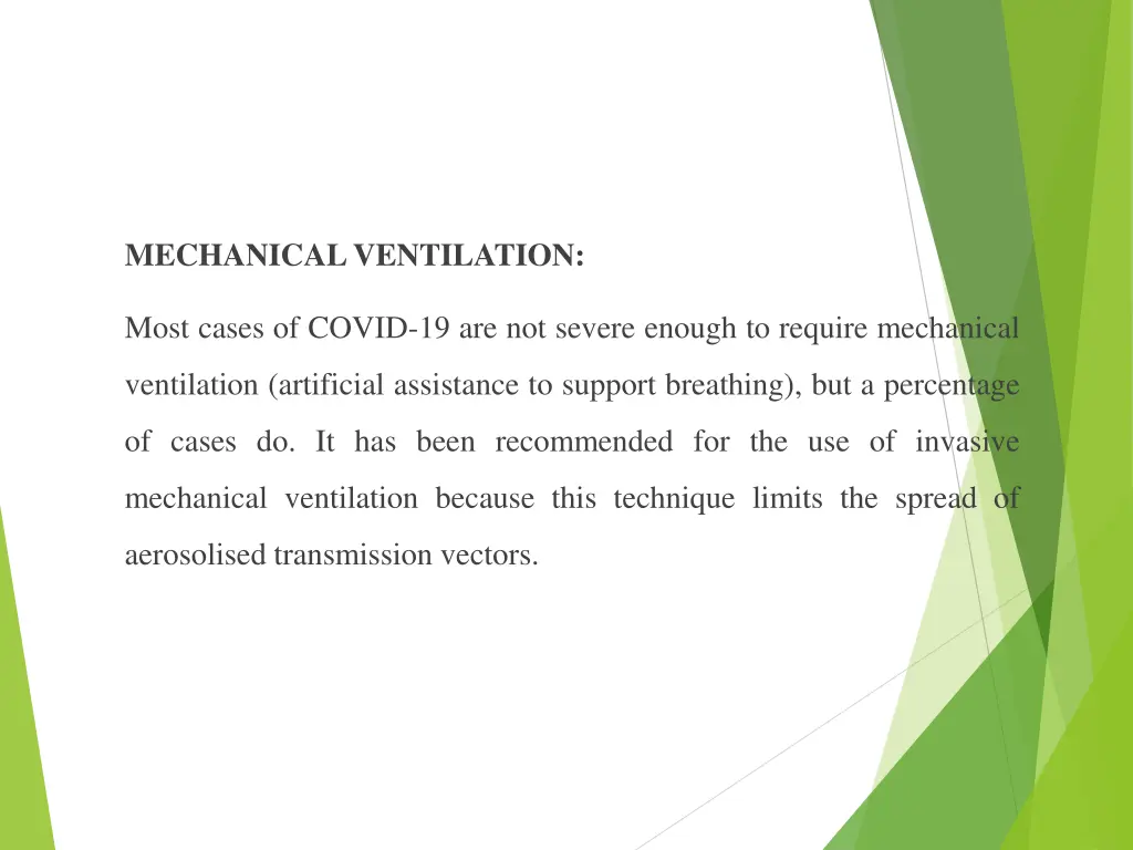 mechanicalventilation