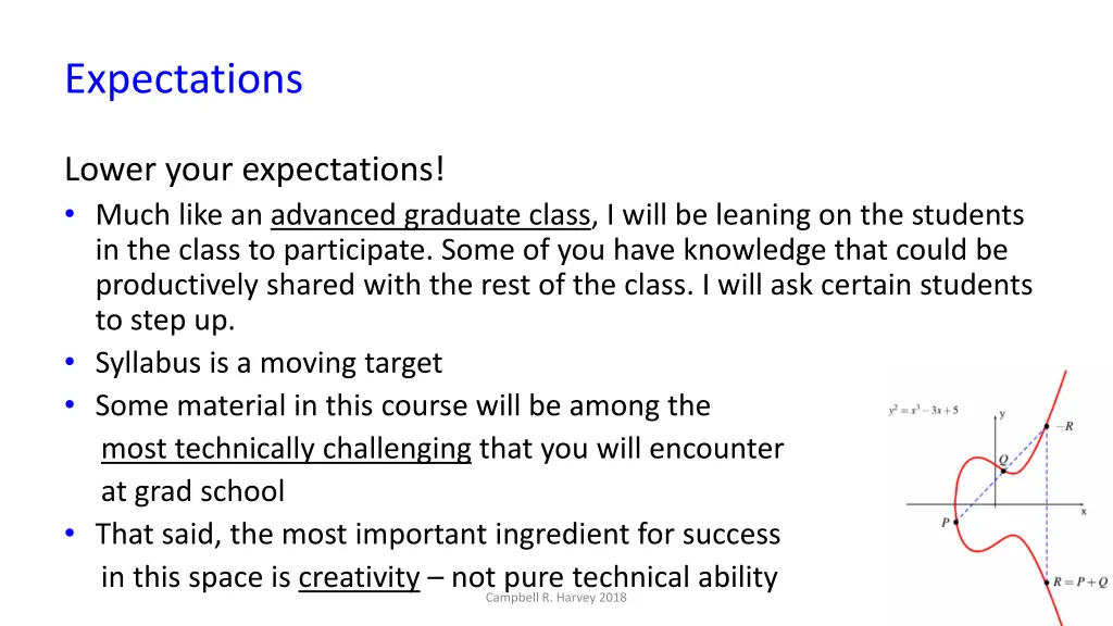 expectations