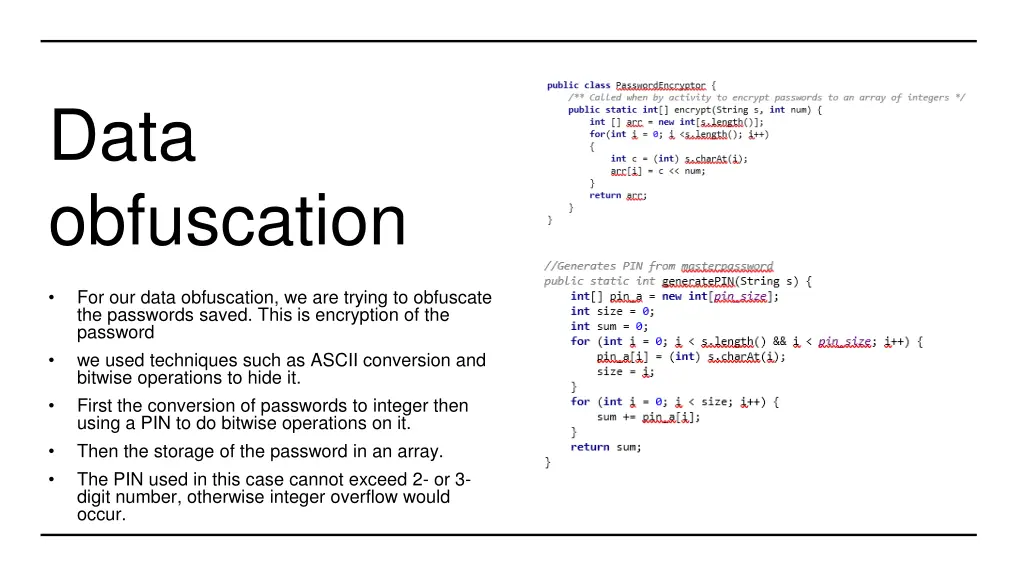 data obfuscation