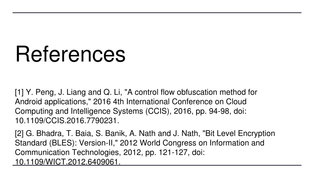 references