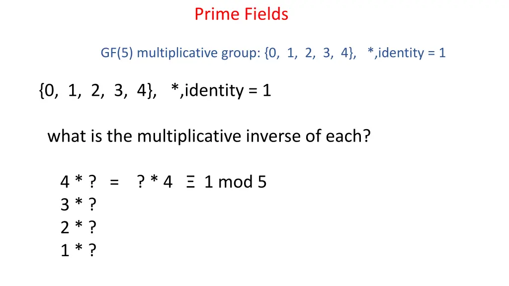 prime fields 6