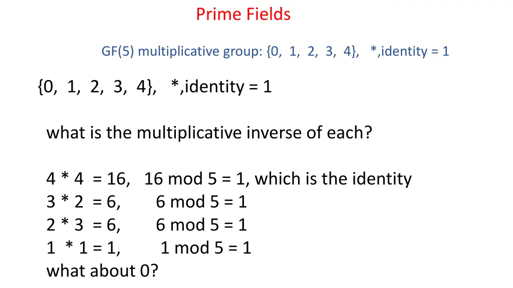 prime fields 7