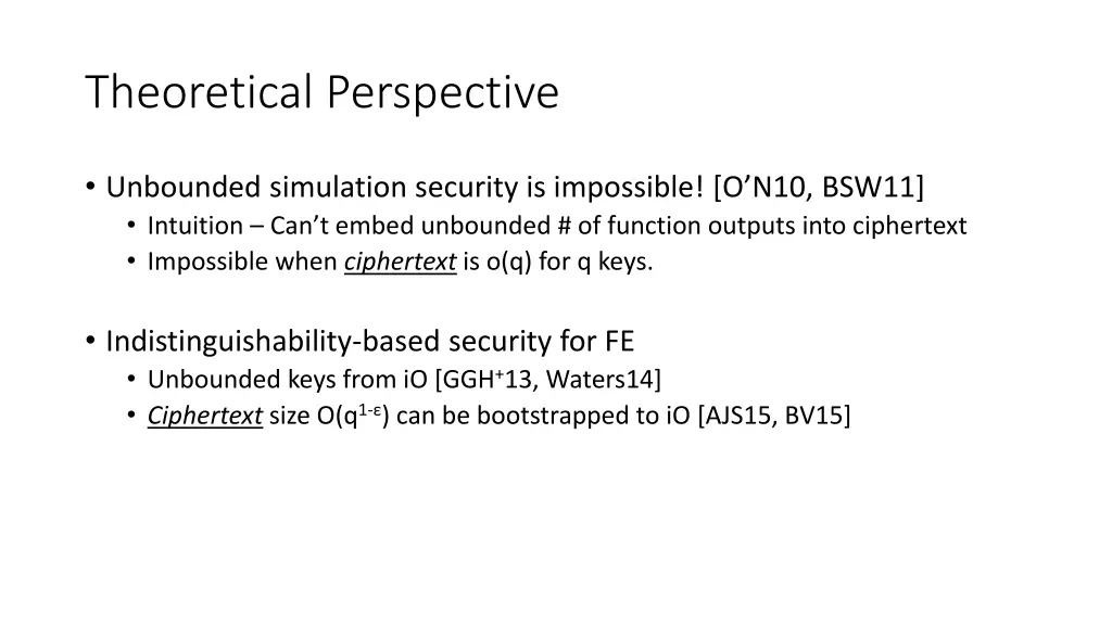 theoretical perspective 1