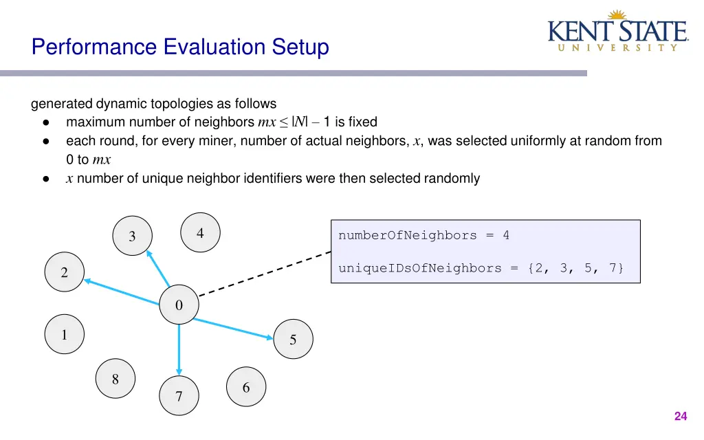 performance evaluation setup
