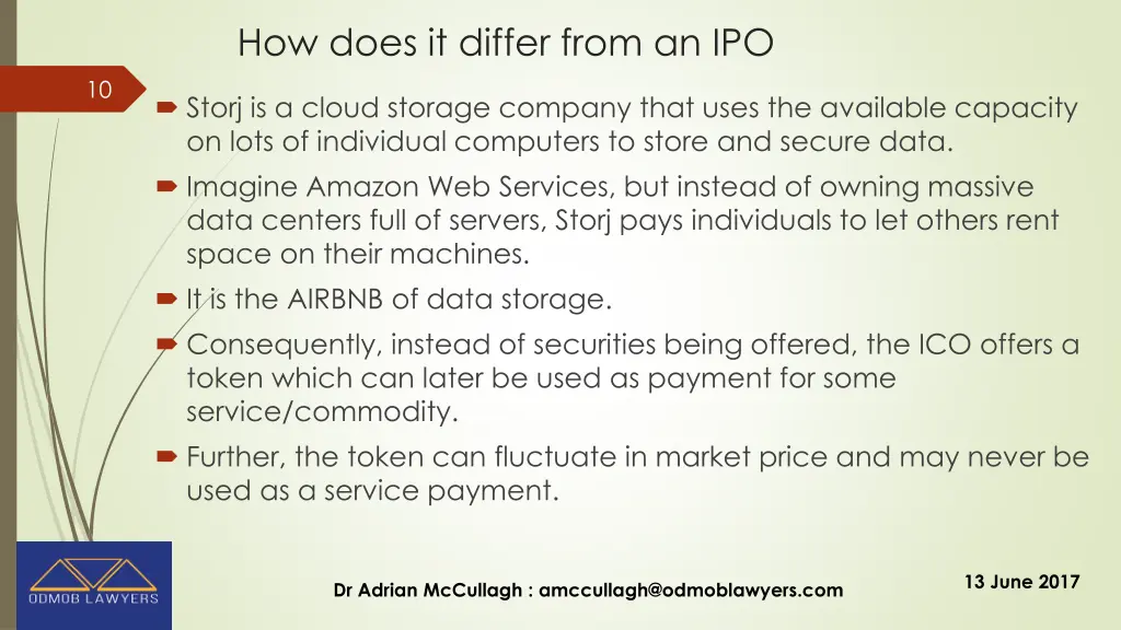 how does it differ from an ipo 1