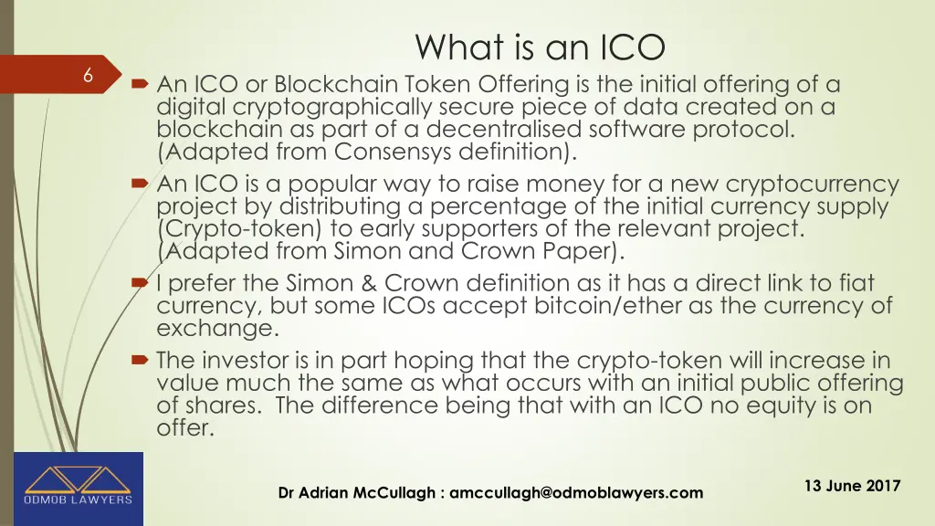 what is an ico