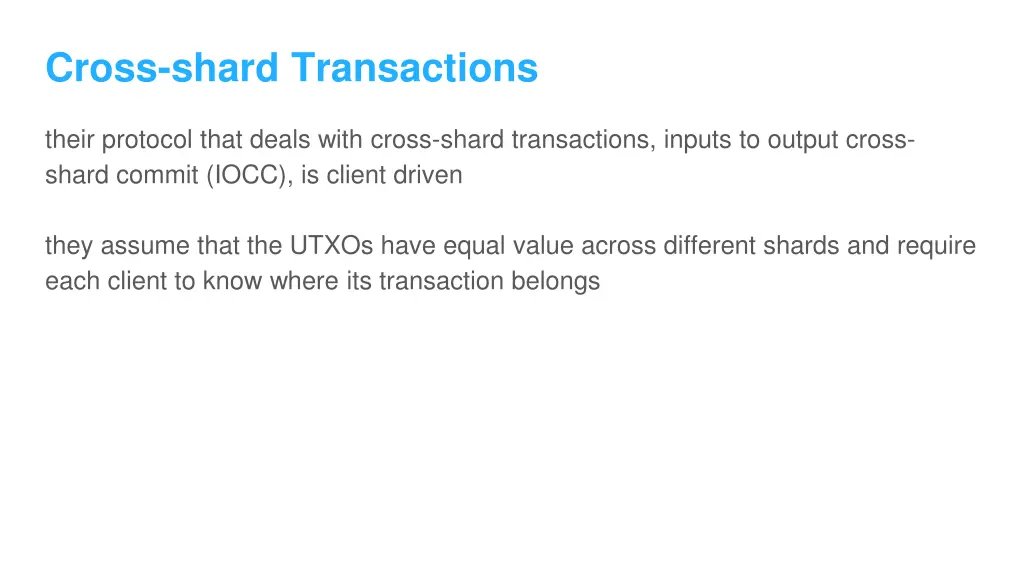cross shard transactions 1