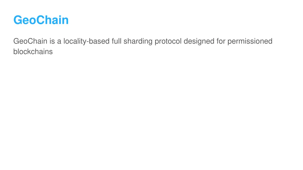 geochain 1