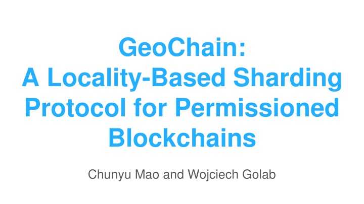 geochain
