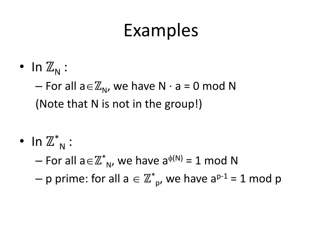 examples