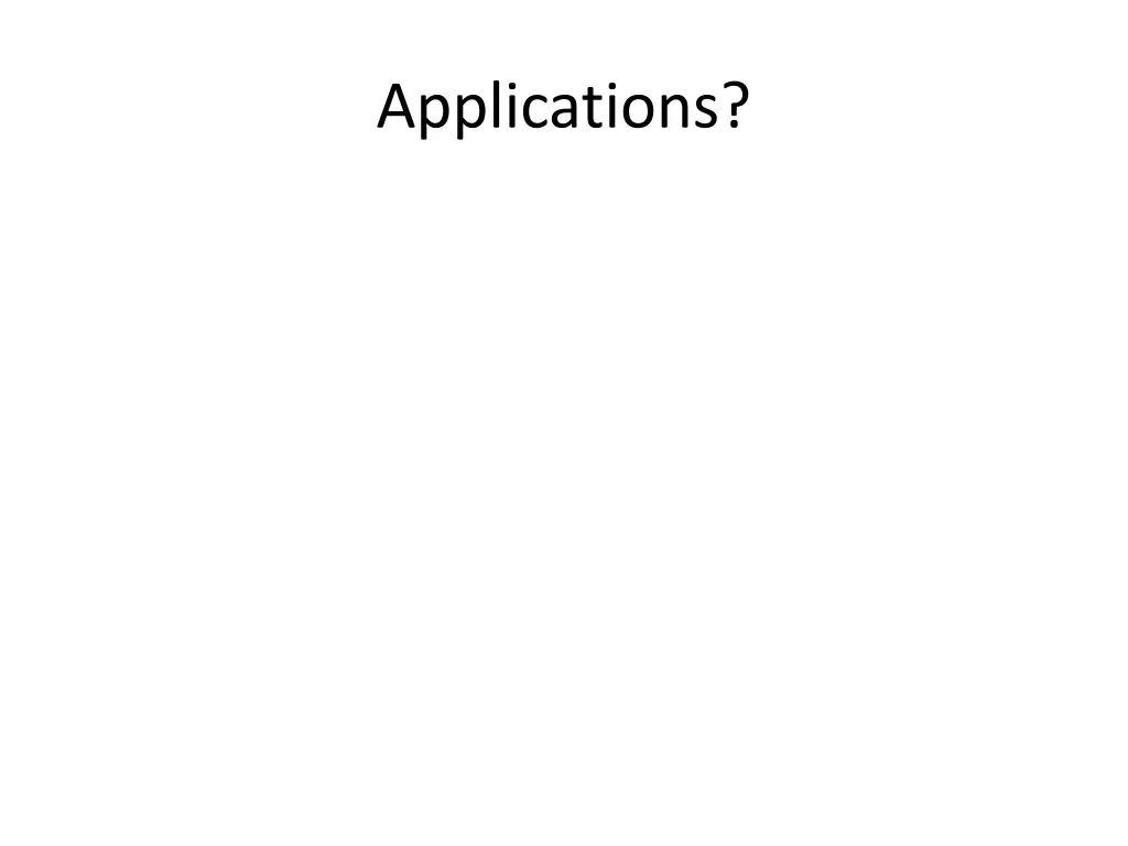 applications
