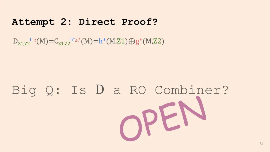 attempt 2 direct proof