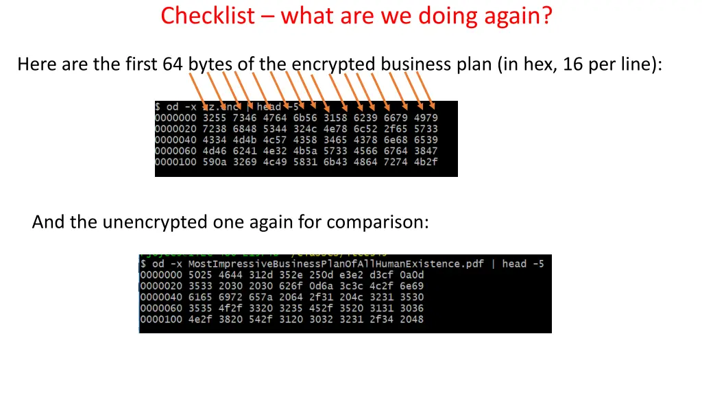 checklist what are we doing again 7