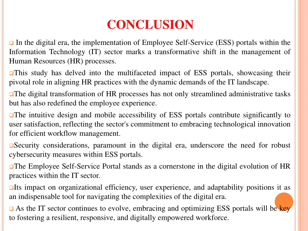 conclusion