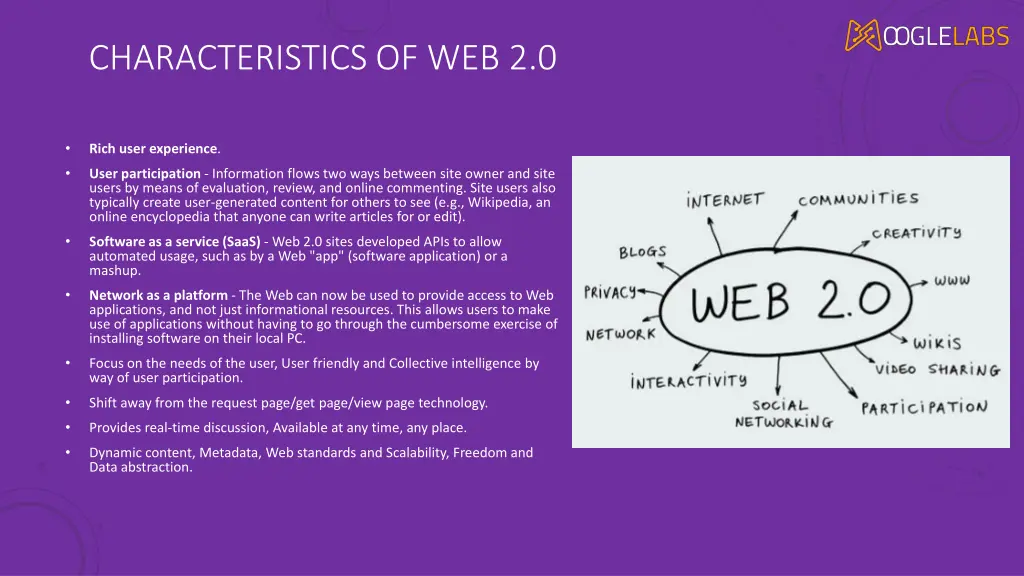 characteristics of web 2 0
