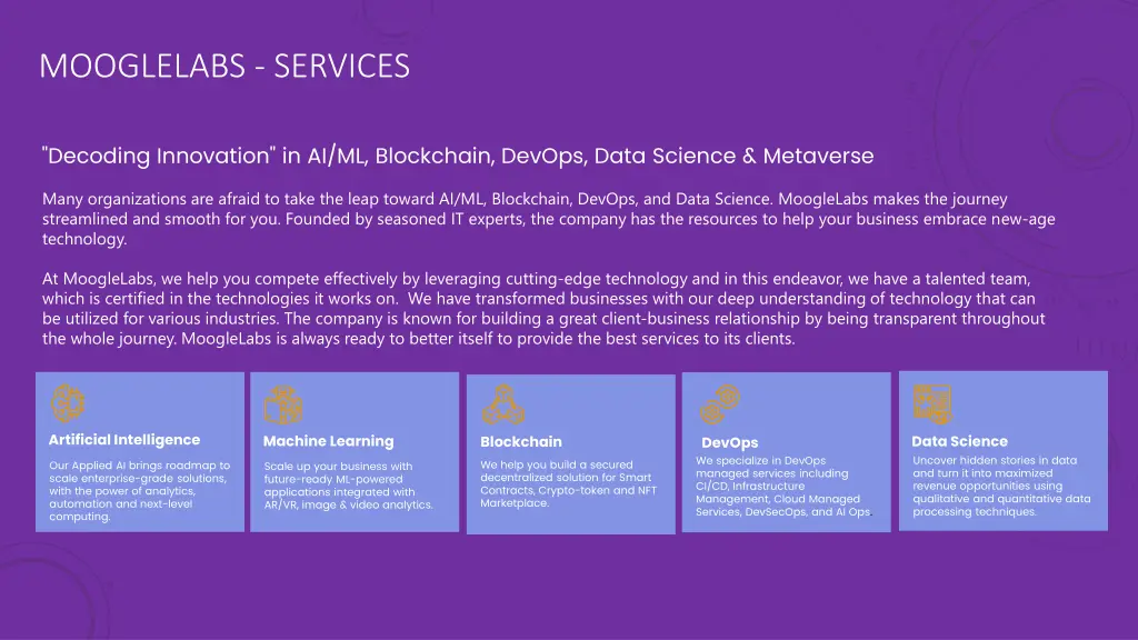 mooglelabs services