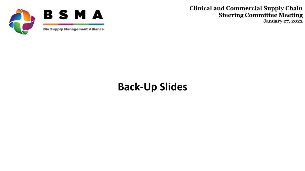 clinical and commercial supply chain steering 9