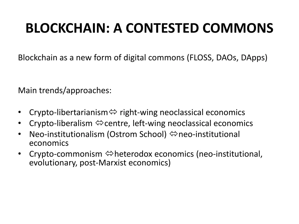 blockchain a contested commons