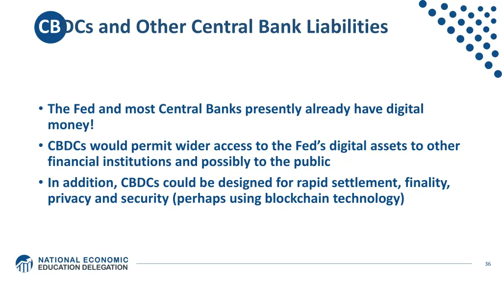 cbdcs and other central bank liabilities