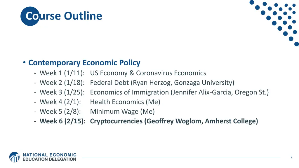 course outline