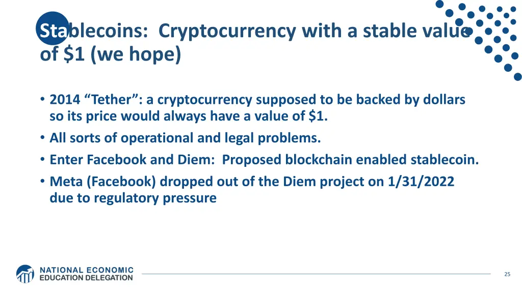 stablecoins cryptocurrency with a stable value