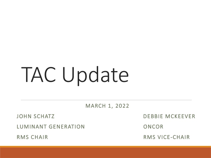 tac update