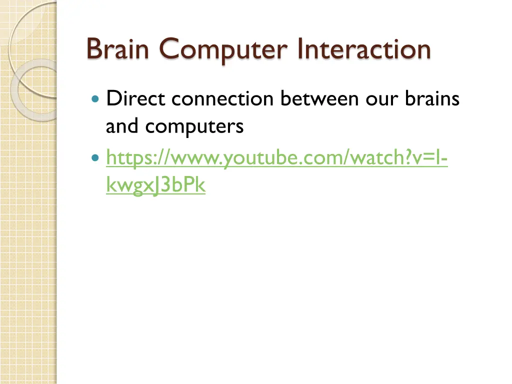 brain computer interaction