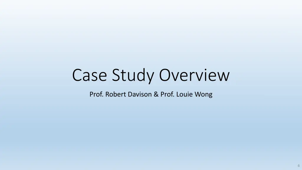 case study overview