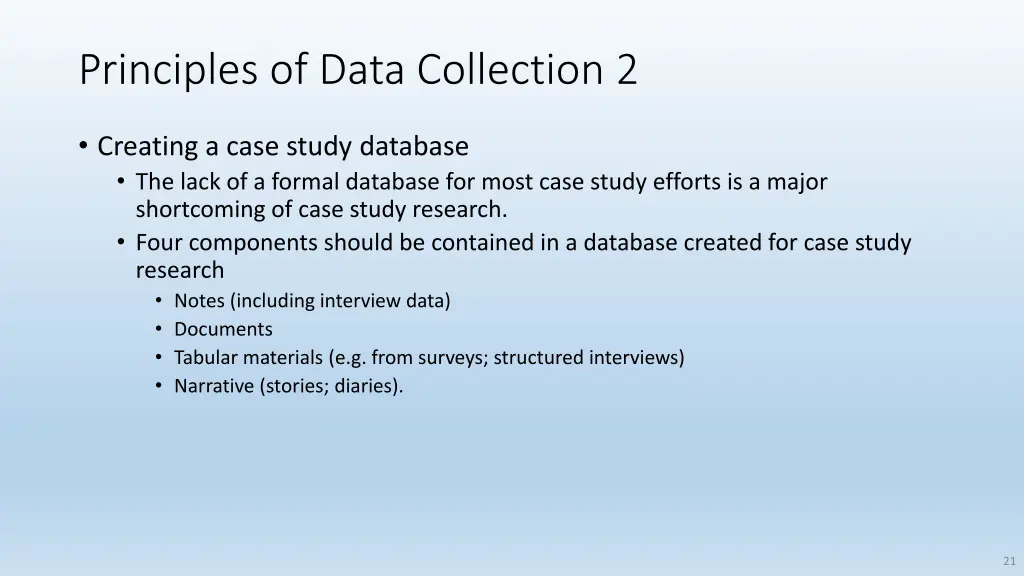 principles of data collection 2
