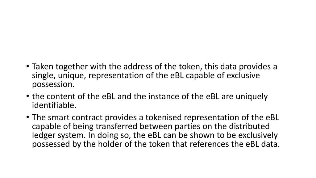 taken together with the address of the token this