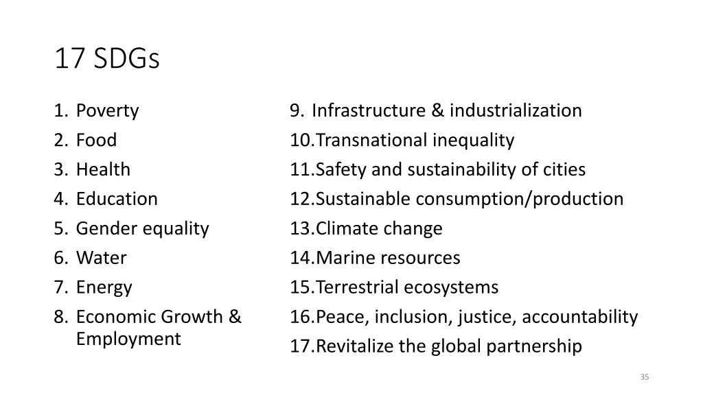 17 sdgs