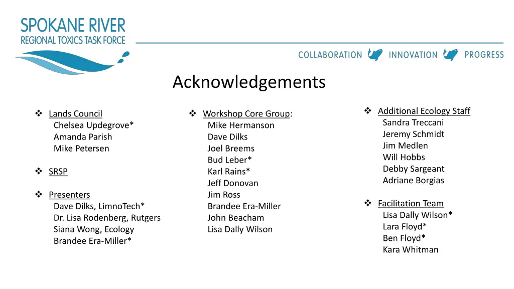 acknowledgements