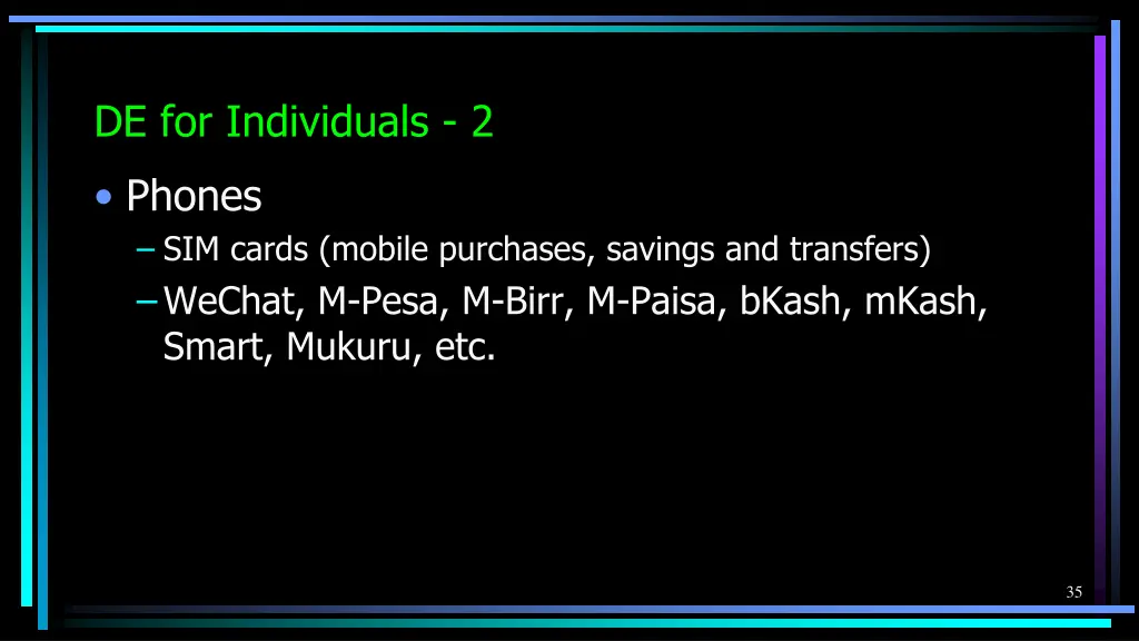 de for individuals 2