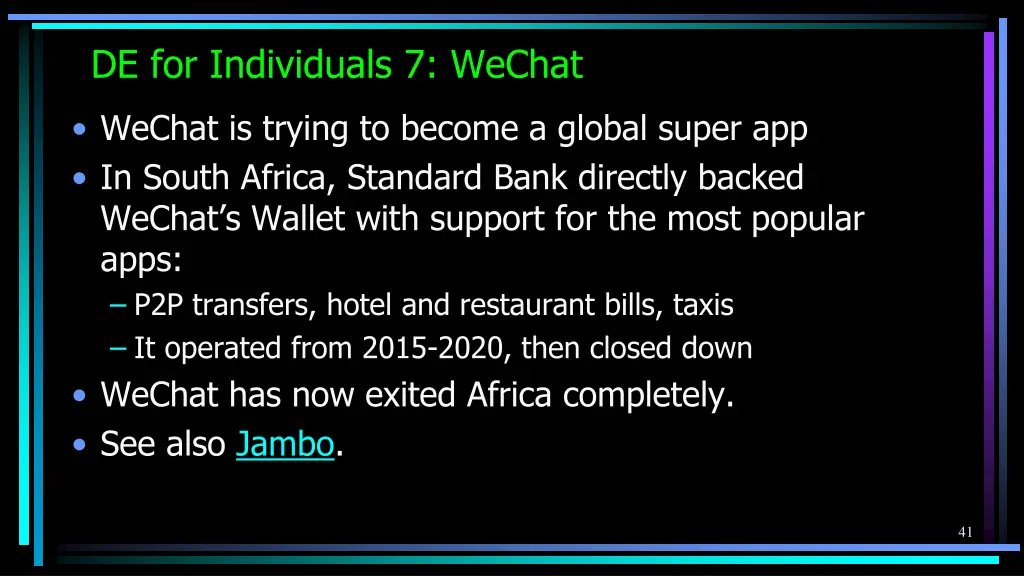 de for individuals 7 wechat