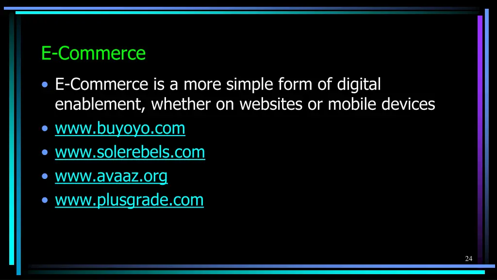 e commerce