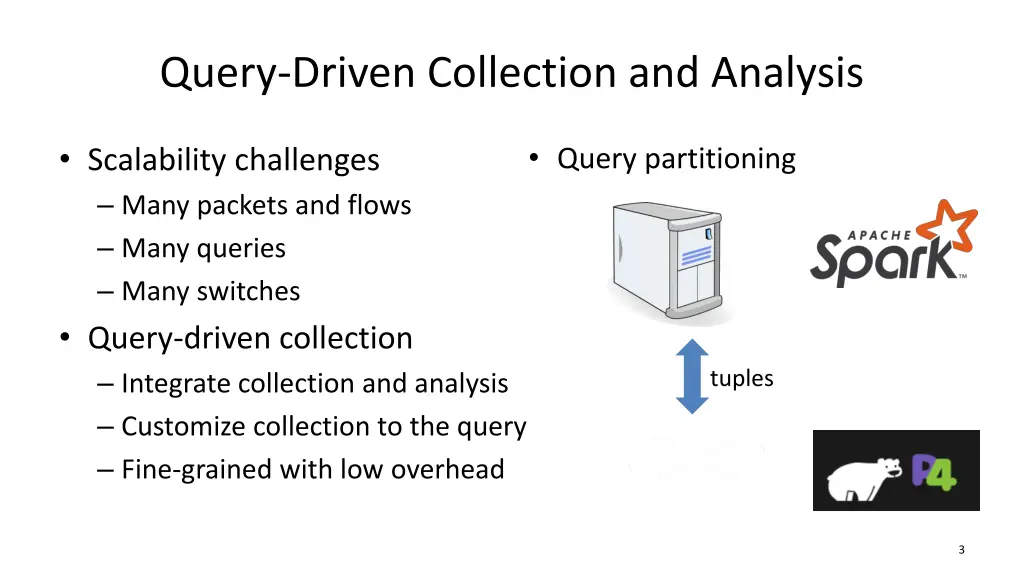 query driven collection and analysis