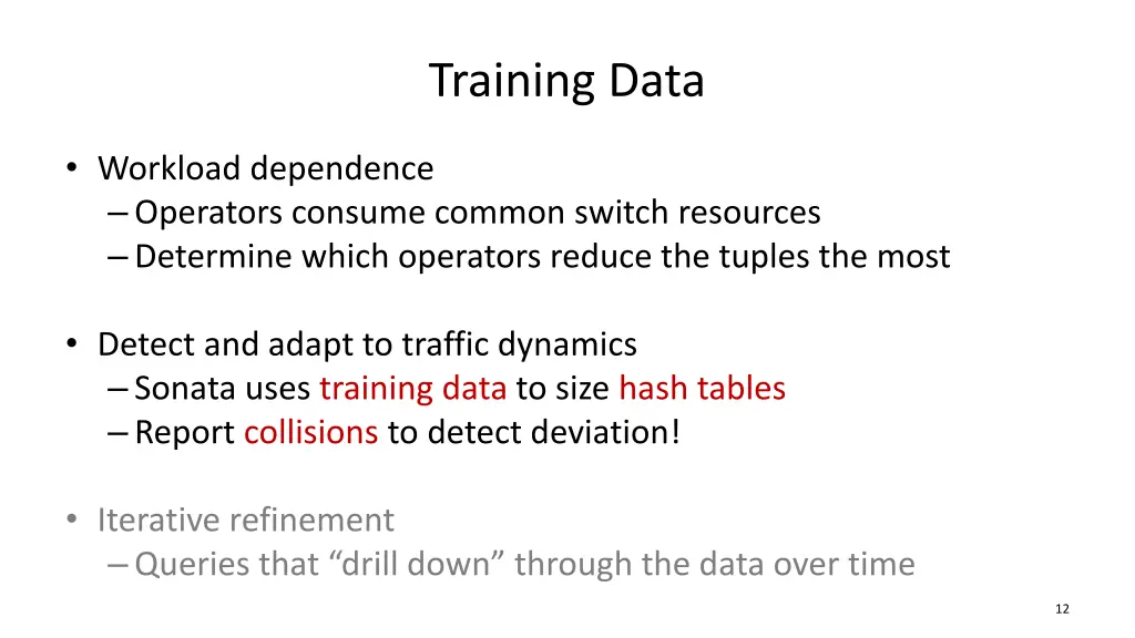 training data