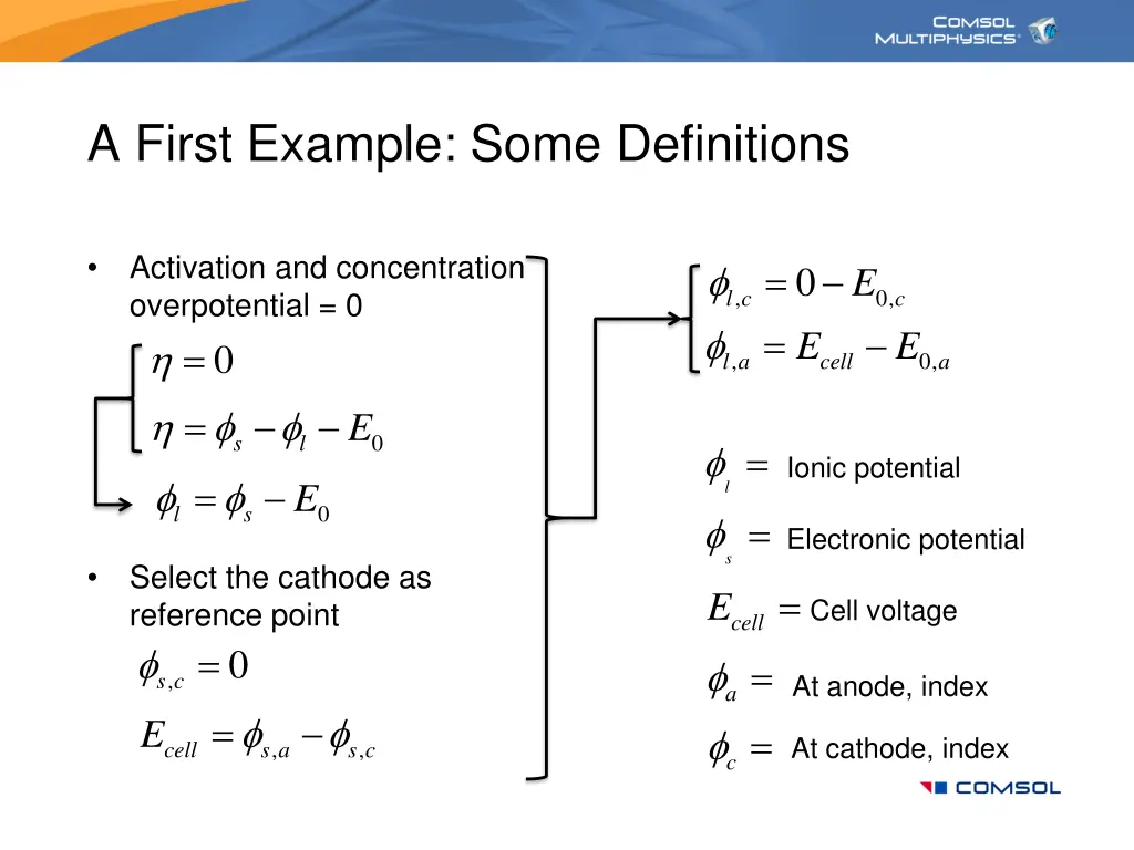a first example some definitions