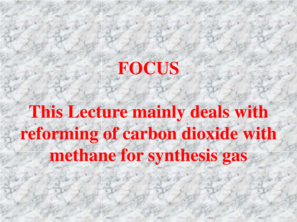 focus