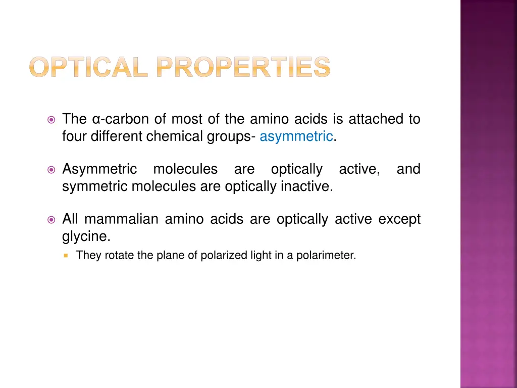 optical properties