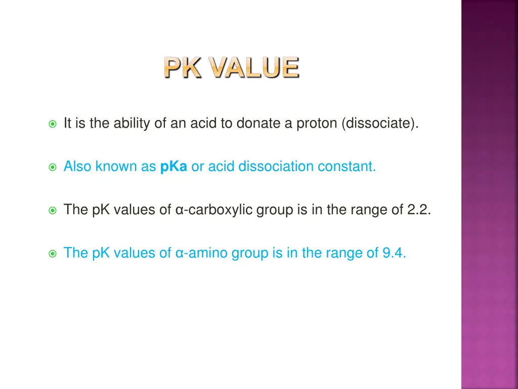 pk value